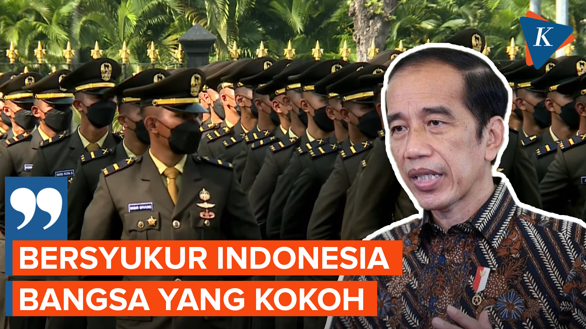 Jokowi Bahas Isu Perpecahan Dunia saat Melantik Perwira TNI dan Polri