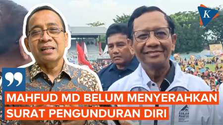 Mensesneg Sebut Mahfud Belum Serahkan Surat Pengunduran Diri