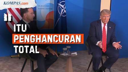 [FULL] Trump di KTT NATO Tegaskan Nuklir Iran sudah Dihancurkan Total