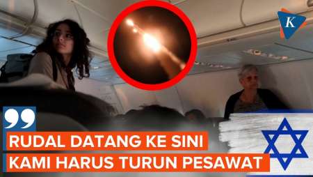 Kepanikan Penumpang Pesawat Di Bandara Ben Gurion Usai Terima Peringatan Serangan Rudal