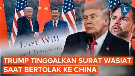 Trump Tinggalkan Surat Wasiat di Gedung Putih Saat ke China, Ada Apa?