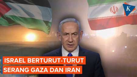 Dua Hari Berturut-turut, Israel Serang Gaza lalu Bombardir Iran