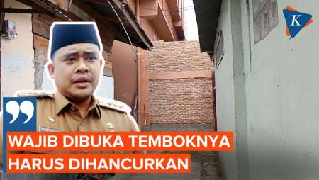 Bobby Minta Sekolah Bongkar Tembok yang Halangi Akses Warga Medan