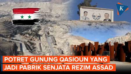 Penampakan Gunung Qasioun yang Jadi Depot Senjata dan Bom Rezim Assad