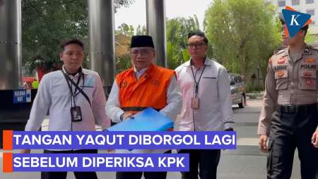Tangan Yaqut Diborgol, Ucapkan Selamat Lebaran