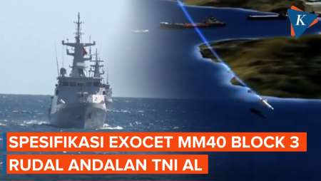 Spesifikasi Rudal Exocet MM40 Block 3 yang Akan Ditembakkan dari KRI Halasan TNI AL
