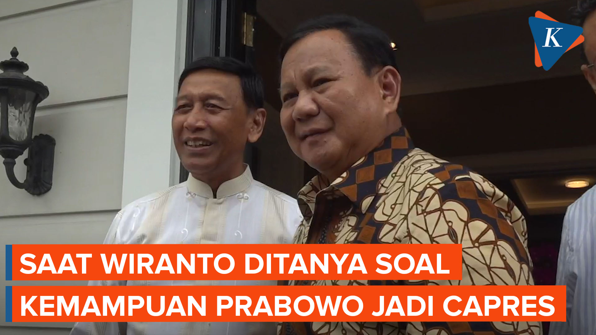 Kata Wiranto Soal Prabowo Jadi Capres