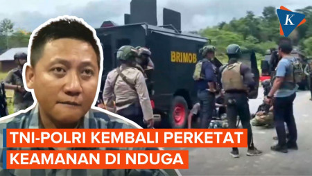 TNI-Polri Kuasai 11 Distrik Jalur Lintasan KST di Nduga Papua