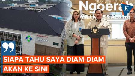 Canda Prabowo Saat Resmikan RS Canggih di Bali: Siapa Tahu Saya Diam-Diam ke Sini