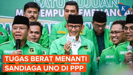 Tugas Berat Menanti Sandiaga Uno Usai Jadi Kader PPP