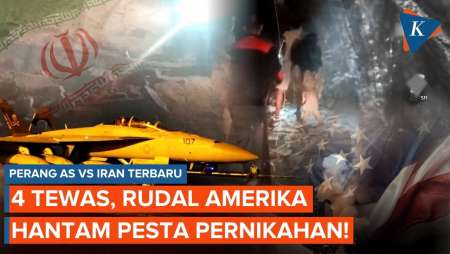 AS Serang Iran "Membabi Buta": Pesta Pernikahan Kena Rudal, 4 Orang Tewas!