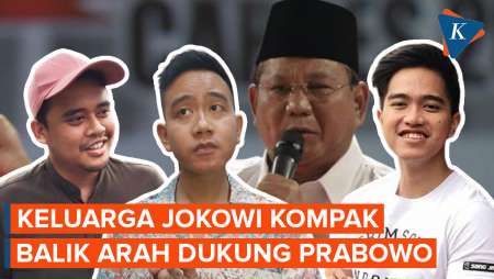 Balik Arah Keluarga Jokowi Dukung Prabowo: Gibran, Kaesang, Kini Bobby