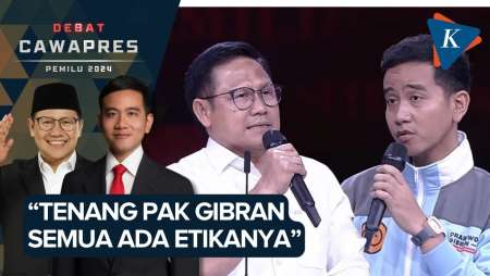 Momen Cak Imin Singgung soal Etika dan Tebak-Tebakan Gibran di Debat