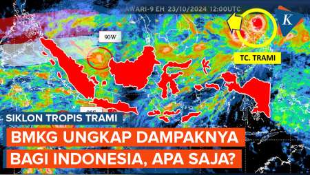 BMKG Deteksi Siklon Tropis Trami, Ini 2 Dampaknya bagi Indonesia