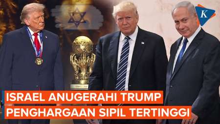 Gagal Raih Nobel Perdamaian, Trump Diberi Penghargaan Tertinggi Oleh Israel