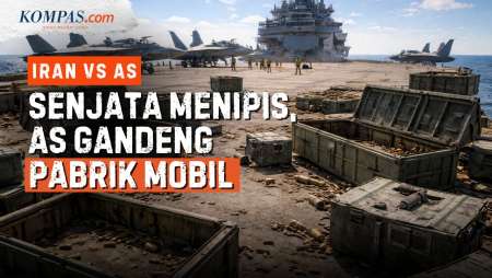 AS "Kelimpungan" Pulihkan Stok Senjata Perang, Kian Khawatir China Bantu Iran