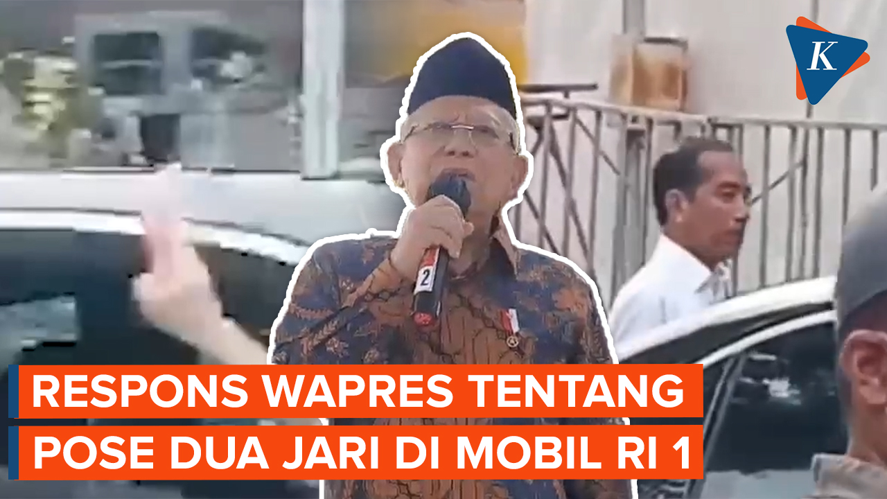 Ada Pose Dua Jari dari Mobil Kepresidenan, Wapres Dorong Bawaslu Usut