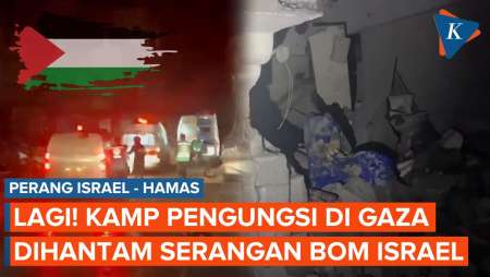 Kamp Pengungsi di Gaza Lagi-lagi Dihantam Serangan Bom Israel, Beberapa Orang Tewas