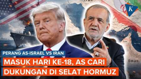 Hari Ke-18 Perang AS-Israel Vs Iran: AS Desak Bantuan Sekutu, Serangan Meluas Ke Kawasan Teluk