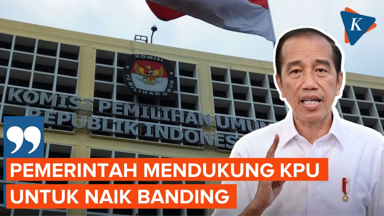 Jokowi Dukung KPU Ajukan Banding atas Putusan PN Jakarta Pusat