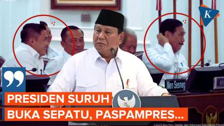  Luhut dan Teddy Ketawa Dengar Prabowo Cerita soal Paspampres