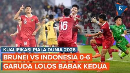 Hasil Brunei Vs Timnas Indonesia, Garuda Mulus ke Babak Kedua…