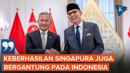 Menlu Singapura Akui Masa Depan Negaranya Bergantung Pada Indonesia