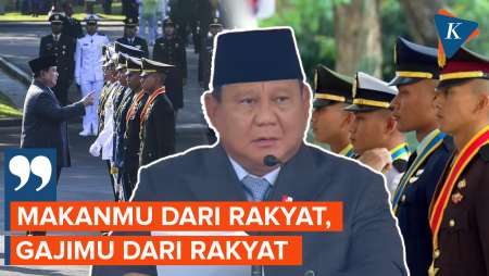 Pesan Prabowo Ke Perwira Baru TNI-Polri: Jangan Korupsi, Gajimu Dari Rakyat