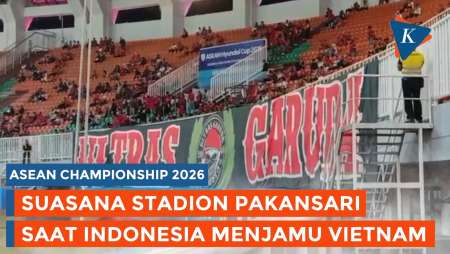 Suasana Jelang Indonesia Vs Vietnam Di Pakansari Bogor