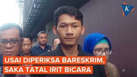 Saka Tatal Irit Bicara Usai Diperiksa Bareskrim: Mohon Doanya Saja...