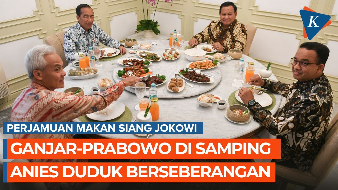 Membaca Perjamuan Makan Siang Jokowi: Ganjar Dan Prabowo Di Kanan-Kiri ...