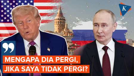 Trump Maklum Putin Mangkir Tak Hadiri Pembicaraan Damai Rusia-Ukraina di Turkiye