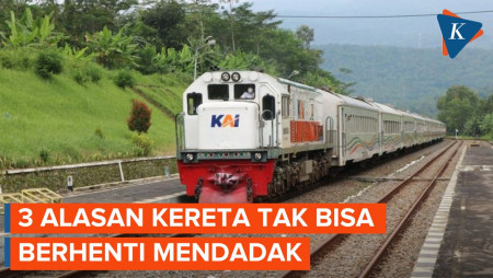 Kenapa Kereta Api Tidak Bisa Berhenti Mendadak?