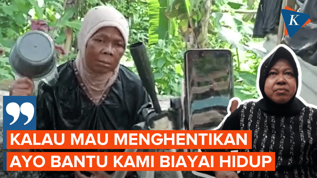 Nenek Pemeran Mandi Lumpur Tuntut Bantuan Pemerintah untuk Hentikan Aksinya