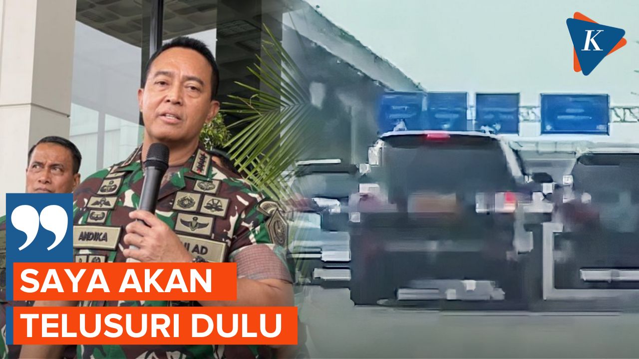 Panglima Andika Telusuri Oknum TNI yang Todongkan Pistol di Tol Jagorawi