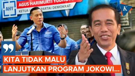 AHY Klaim Tidak Malu Lanjutkan Program Jokowi, jika...
