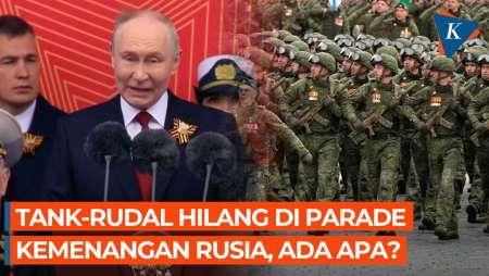 Tank Dan Rudal Mendadak Hilang Di Parade Kemenangan Rusia, Ada Apa?