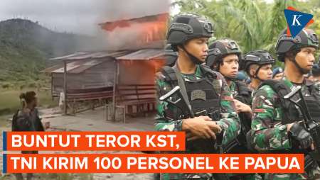 Kejar KST, 100 Personel TNI Dikirim ke Pegunungan Bintang