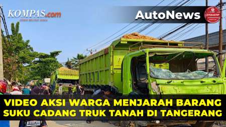 Truk Tanah Dijarah Warga karena Tabrak Anak Kecil