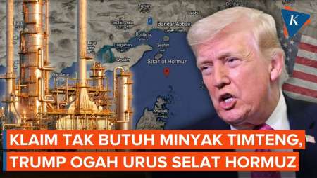 Trump Sesumbar Tak Butuh Minyak Timur Tengah, Minta Dunia Urus Selat Hormuz