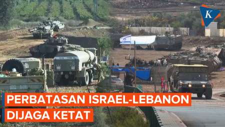 Potret Militer Israel di Perbatasan Lebanon, Standby Serangan Hizbullah?