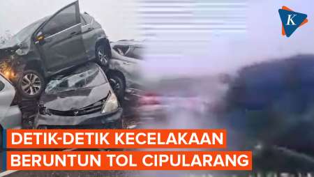 Detik-detik Kecelakaan Beruntun di Tol Cipularang Km 92, Truk Hilang Kendali