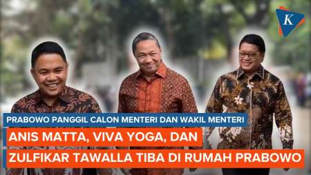 Momen Kedatangan Anis Matta, Viva Yoga, dan Zulfikar Tawalla di Rumah Prabowo di Kertanegara