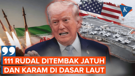 111 Rudal Iran Serbu Kapal Induk AS, Trump: Semuanya Karam Di Laut!