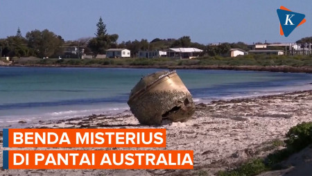 Benda Misterius Jatuh dari Langit di Pantai Australia