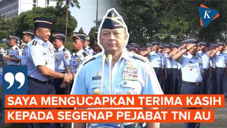 KSAU Marsekal Fadjar Prasetyo Pamit dari TNI AU