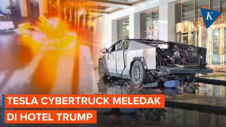 Usai Penabrakan New Orleans, AS Dikejutkan Ledakan Mobil Depan Hotel Trump