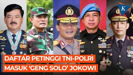 Daftar Petinggi TNI-Polri di 