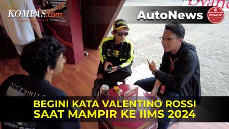 Ketika Valentino Rossi KW Mampir ke IIMS 2024, Ini Pesannya