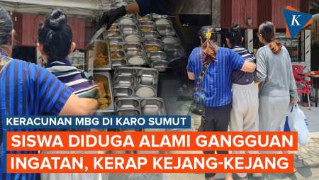 Siswa Keracunan MBG Di Karo, Diduga Alami Gangguan Ingatan, Sempat Kejang-kejang